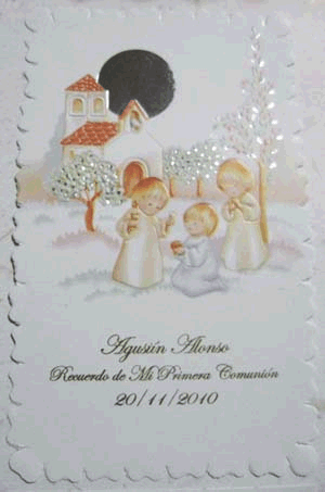 Estampitas para Comunion