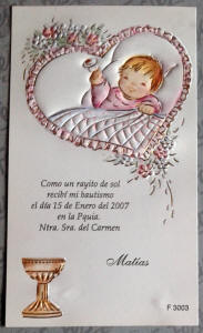 Estampas Bautismo